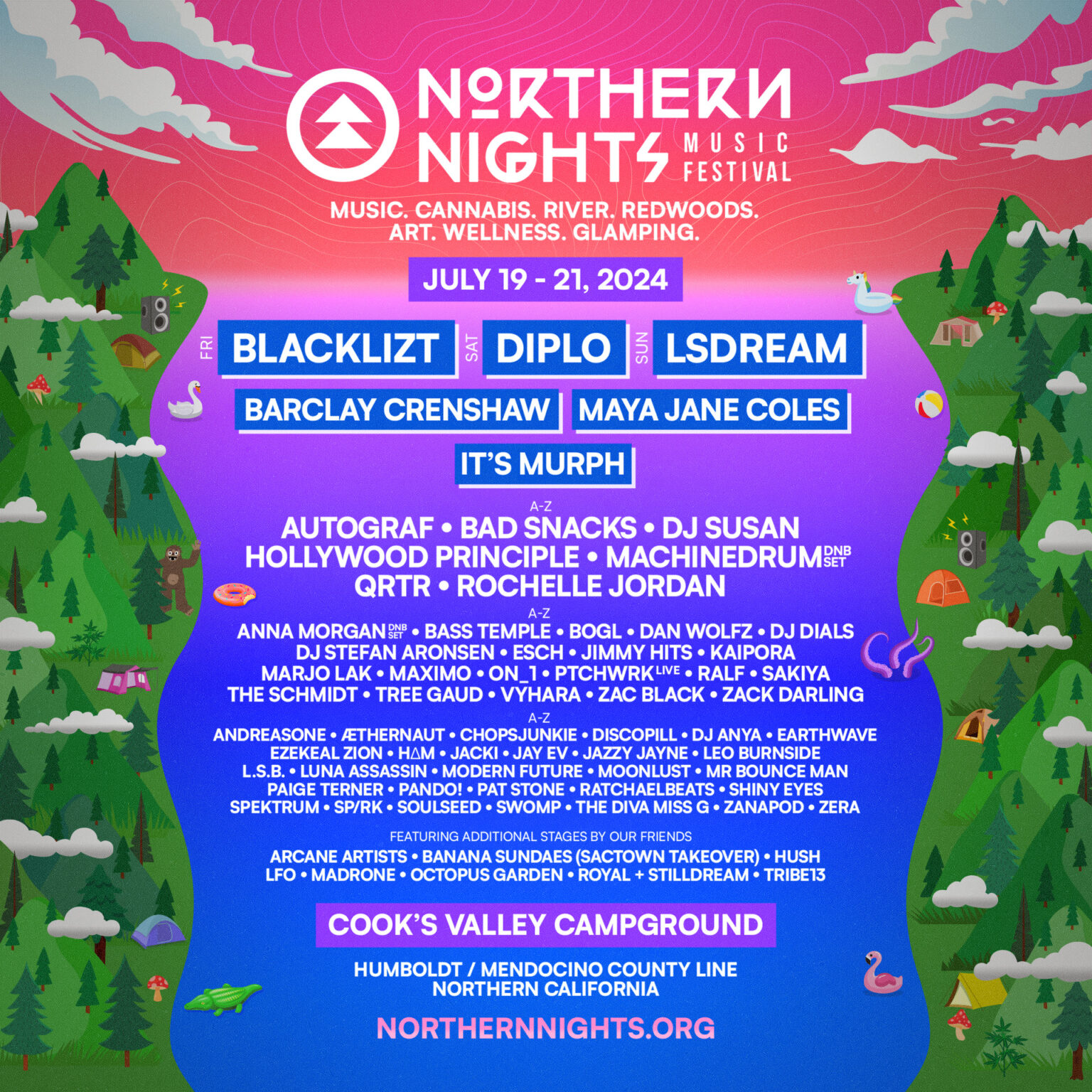 Northern Nights California Music Festival 2024